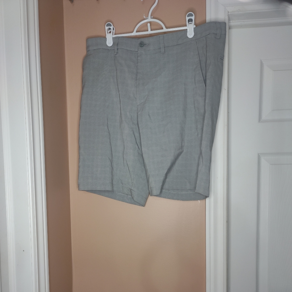 Haggar Grey Dress Shorts